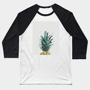 Pineapple on pink, Pineapple top, Minimal Baseball T-Shirt